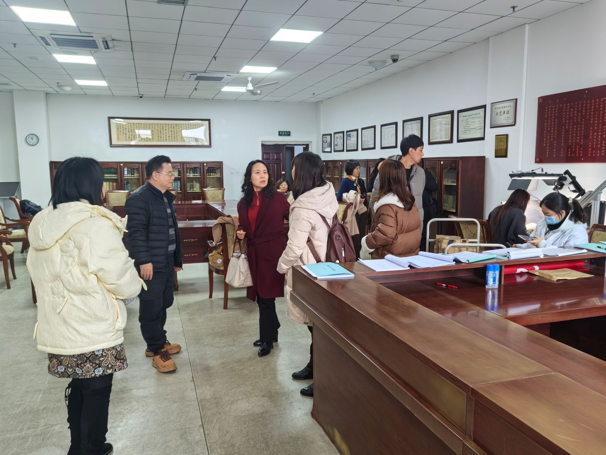 四川省教育厅、四川省开放大学终身教育处领导莅临青羊调研指导工作