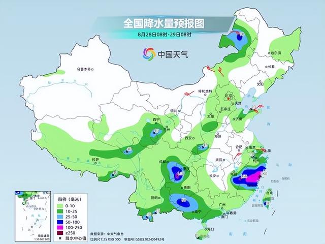 “沙德尔”残涡继续影响福建等地 北方降雨发展气温将下降